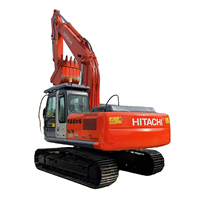Excavatrice d'occasion Hitachi ZX200 de haute qualité, 20 tonnes, excavatrices d'occasion Hitachi ZX200 ZX210 ZX240 ZX270 en stock à vendre