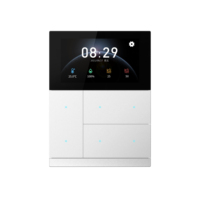 Prêt à Expédier Personnalisé Disponible CE ROHS KNX Système de Maison Intelligente Vente à Chaud KNX EIB K-BUS Valse Bouton Tactile Panneau Pad