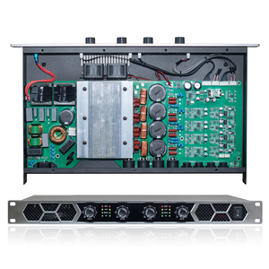 <span class=keywords><strong>Amplificateur</strong></span> de puissance audio professionnel <span class=keywords><strong>SONO</strong></span> DK4.6 <span class=keywords><strong>4</strong></span> <span class=keywords><strong>canaux</strong></span> 1U 600W classe D avec large plage de tension de fonctionnement et boîtier métallique - Product Image 2
