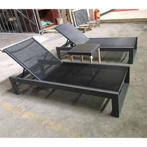 Bain de soleil en aluminium en métal noir chaise longue de <span class=keywords><strong>piscine</strong></span> en résine en plein air <span class=keywords><strong>piscine</strong></span> station balnéaire hôtel chaise longue commerciale - Product Image 5