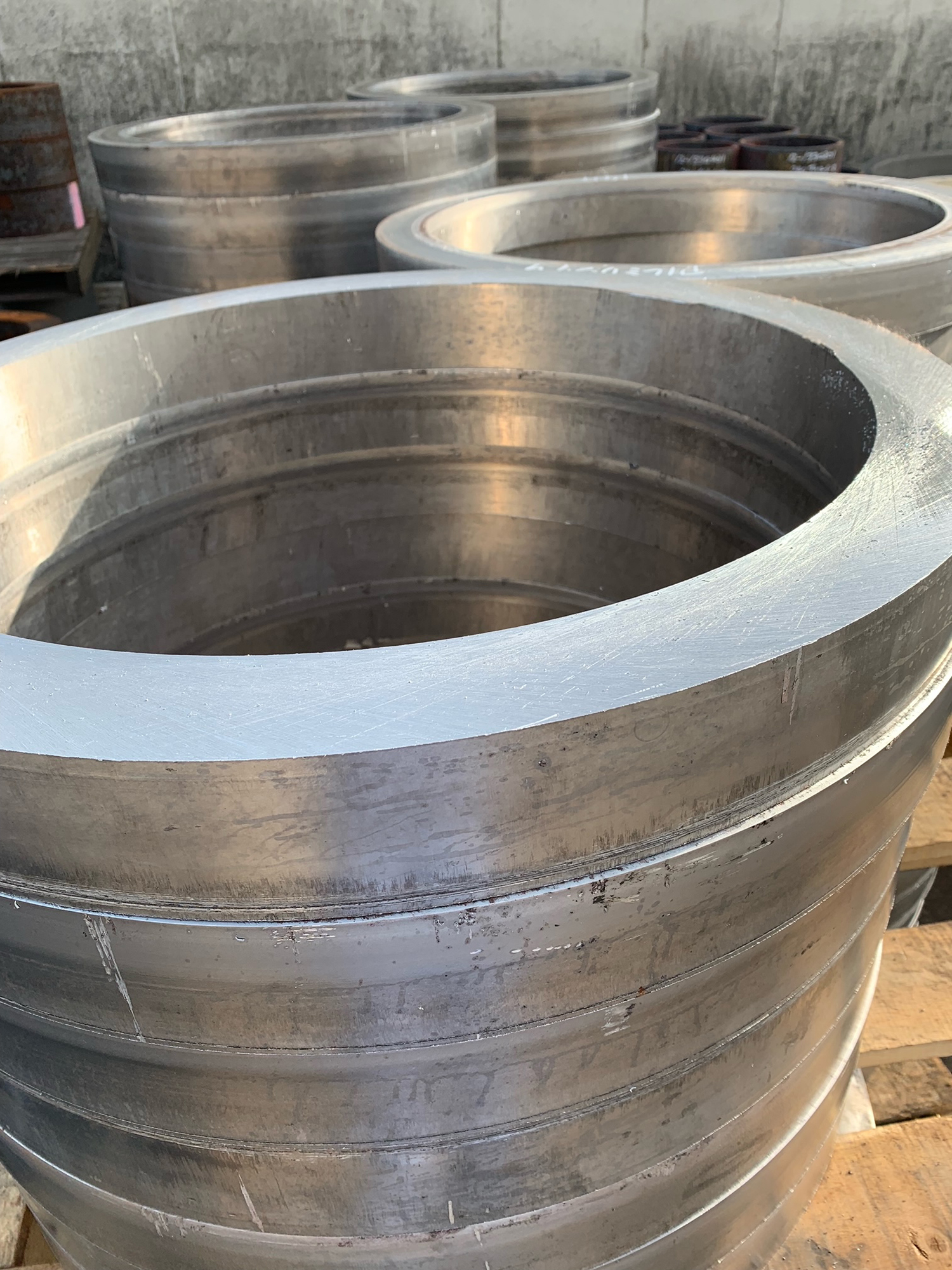 Threading Machining Aluminum Titnium Carbon Steel Ring Forge