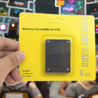 Carte mémoire en plastique pour stockage de données de jeu 8M-256M pour PS2