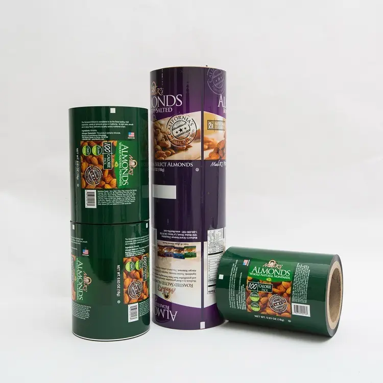 Produk kualitas tinggi cetakan fleksibel plastik makanan grade Laminating kemasan fleksibel medis Sachet rol aluminium Film