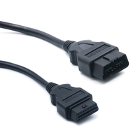 Cavo di prolunga per autoveicoli da 90CM cavo OBD maschio a femmina spina ELM327 connettore cavo OBD 2 interfaccia diagnostica a 16 Pin