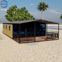 WinFair Maison en conteneur extensible de 30 pieds préfabriquée Maison de luxe moderne importée de 3 chambres à coucher de Chine