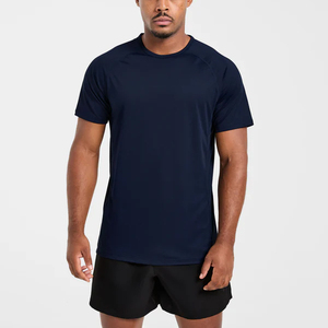 Nouveau T-shirt Homme Slim Fit Sportif Uni Tricoté Léger à Manches Courtes Écologique Respirant Séchage Rapide pour Activités de Plein Air - Product Image 5