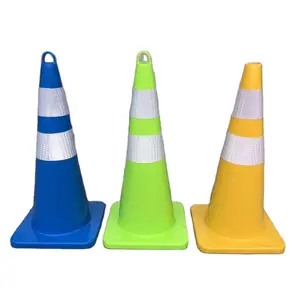70cm 28inches PVC Traffic Cone with ring on top, US pvc road safety cone