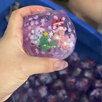 Jouet anti-stress Halloween Squishy en forme de cube de mélasse, motif Père Noël et Élan, emballage en boîte, pour les 8 ans et plus, Zhejiang
