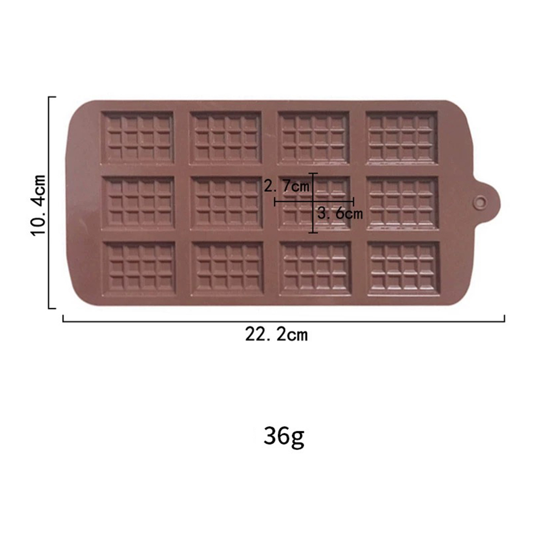 12-link Waffle Chocolate Mould