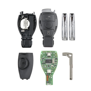 Clé de voiture intelligente non coupée <span class=keywords><strong>Mercedes</strong></span> Benz, télécommande pliable à 2 boutons avec puce BGA, pour classes E, S, G, CLK, SLK, ML 2000+, 433 MHz, lame non coupée - Product Image 3