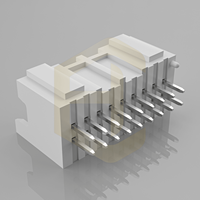 Connecteur JST HC-PHD-2X3AS pas de 2,0 mm, connecteur femelle DIP, connecteur fil-carte pour appareils électroménagers HRS DF11-6DP-DSA