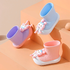 DERAN OEM impermeable y antideslizante 2025 nuevas lindas Botas <span class=keywords><strong>de</strong></span> lluvia <span class=keywords><strong>para</strong></span> niños niñas bebés y niños pequeños en jardines <span class=keywords><strong>de</strong></span> infantes - Product Image 3