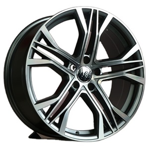 Rines de Aleación de Aluminio para Auto, Acabado Plateado, 20'', 5 Orificios, PCD 66.6, ET 32mm, Nuevos, Diseño Multirradio, OEM E226 - Product Image 1