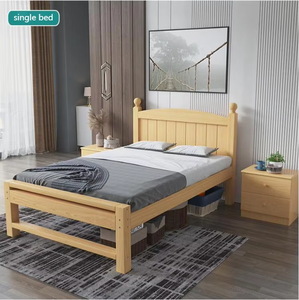 Cama Plegable Infantil Moderna y Sencilla de Madera Maciza para Uso <span class=keywords><strong>en</strong></span> el Hogar, la Escuela y Hoteles - Product Image 5