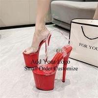 Super High Heels Platform Sandals Women Pole Dance Shoes Nightclub Lady Shoe