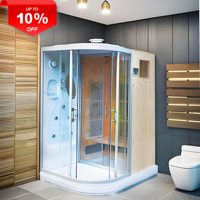 Gaya baru Dekat terapi cahaya inframerah Sauna spektrum penuh Sauna inframerah dengan terapi cahaya merah