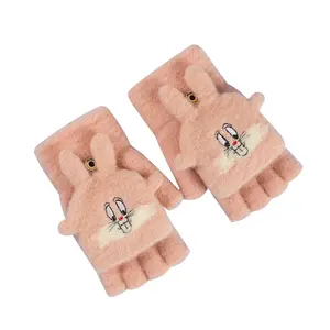 Nouveau enfant enfants bébé filles garçons hiver gants tricotés dessin animé mitaines chaudes tout-petits en plein air dessin animé chats gants mignons