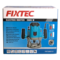 FIXTEC Défonceuse Professionnelle de Charpenterie 2000W, Machine à Défoncer Électrique pour le Bois, Défonceuse de Découpe et Affleureuse pour le Bois