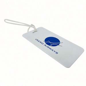 Étiquettes de bagage personnalisées de qualité supérieure, étiquettes de valise en acrylique tendance avec motif de lettres, écologiques, imprimées en sérigraphie - Product Image 1