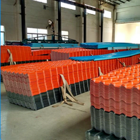 Tuile de toit en résine ASA à prix d'usine, ignifuge, insonorisée, durable, résistante à la corrosion et au vent pour bâtiments extérieurs