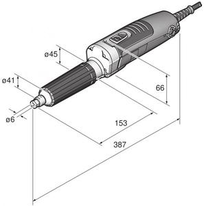 FEIN - 72232560000 GSZ 4-90 EL - 350W Amoladora recta, 8500/min-sin estuche-EAN 4014586880648 AMOLADORAS Y MAQUINAS DE AFILADO - Product Image 3