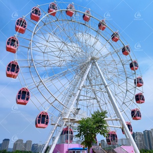 Grande roue professionnelle à vendre, manège <span class=keywords><strong>de</strong></span> parc <span class=keywords><strong>d</strong></span>'attractions, équipement <span class=keywords><strong>de</strong></span> carnaval en plein air - Product Image 5