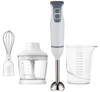 Mixeur Plongeant Électrique Portable 200W avec Récipient en Plastique, Moteur en Cuivre Pur, Contrôle par Application, Multifonctionnel pour Usage Domestique