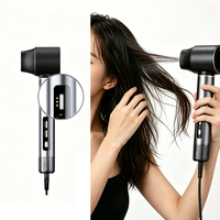 Sèche-cheveux, boucleur, lisseur, brosse, styler portable pour cheveux, sèche-cheveux haute vitesse 6 en 1 personnalisable