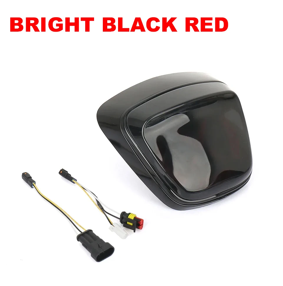 สีแดงสีดำสดใส