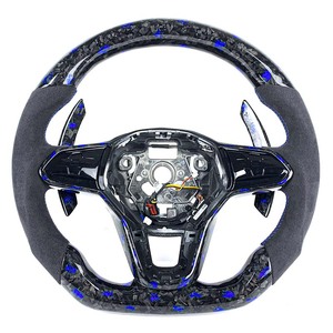 Volant Sport Amélioré en Fibre de Carbone Forgé pour <span class=keywords><strong>Golf</strong></span> <span class=keywords><strong>8</strong></span> MK8 GTI 2020 R GTE <span class=keywords><strong>GTD</strong></span> Jetta Passat CC - Product Image 1