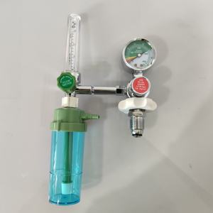 Goede Prijs Medische Zuurstofcilinder Flowmeter Gasregelaar Met Luchtbevochtigerfles - Product Image 3