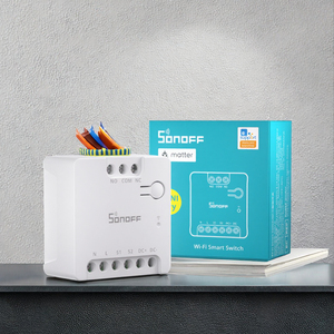 Interrupteur intelligent Wi-Fi MINI-<span class=keywords><strong>D</strong></span> Dry, certifié Matter, à contact sec pour le contrôle des portes de garage, compatible <span class=keywords><strong>Alexa</strong></span> - Product Image 3