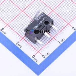 D2F-01FL Limit Switch Through hole Component (THT) Switch Single Pole Double Throw Side Rotation, Adjustable Rod 30V PC Pin - Product Image 1