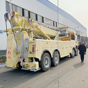 Grúa de Remolque Shacman de 50 Toneladas, Camión de Remolque 8x4 con Grúa Giratoria de Servicio Pesado en Venta - Product Image 3