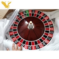 YH 32 pouces Casino Table de jeu Roulette Roue Rouge Brun Russie Roulette Roue Ruleta Profesional