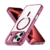 Coque de téléphone portable couleur bonbon pour iPhone 18 Pro, étui hybride transparent TPU+PC pour iPhone 17 18 Pro Max