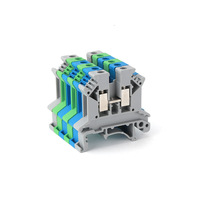 Bloc de bornes à vis pour rail DIN série UK, pour connexion de fils dans les armoires de commande