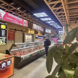 <span class=keywords><strong>Vitrine</strong></span> réfrigérée commerciale en <span class=keywords><strong>libre</strong></span>-<span class=keywords><strong>service</strong></span> en forme de L étagère réglable de refroidissement direct et par ventilateur pour les magasins de boulangerie et de barbecue - Product Image 6