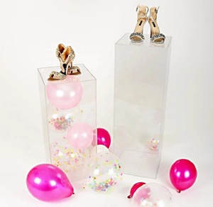 Centre de table de mariage en acrylique transparent, <span class=keywords><strong>colonne</strong></span> d'arrière-plan en cristal, pour décoration de fête, chemin de fleurs - Product Image 3