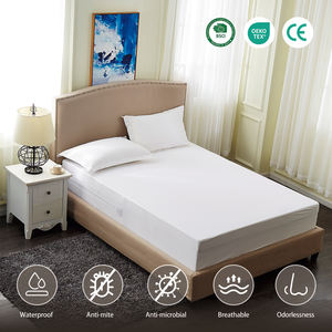 Protector de Colchón Impermeable de Alta Calidad, Tejido de 300 Hilos, Transpirable, Antiálergico, Ajustable, para Cama Completa - Product Image 1