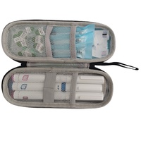 Boîte de voyage portable en EVA pour stylo injecteur, sac isotherme multi-récepteurs personnalisé