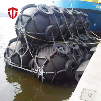 Défenseur pneumatique en caoutchouc Yokohama Type Ship to Dock Protection avec chaîne et filet pour pneus, certifié ISO, garantie 2 ans