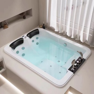 Jacuzzi de Jardín Moderno Independiente para 2 Personas con Sistema de Control Inteligente Balboa, Ecológico y con 10 Jets para Villa - Product Image 3
