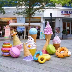 Piruleta de Resina Pintada a Mano, de Gran Tamaño, para Decoración de Fiestas y Eventos, Escultura Artística, Helado, Pastel, <span class=keywords><strong>Precio</strong></span> Económico - Product Image 1