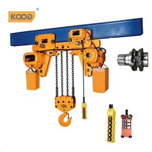 Palan de grue électrique pratique 10t moteur standard à chaîne capacité de 2 tonnes nouvelle grue de levage en acier bon prix électrique coulissant - Product Image 2