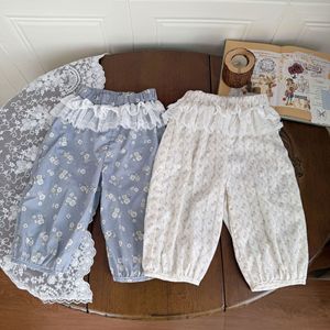 <span class=keywords><strong>Pantalon</strong></span> <span class=keywords><strong>anti</strong></span>-moustiques floral d'été pour filles, nouveau style 2026, <span class=keywords><strong>pantalon</strong></span> en dentelle pour bébés filles, <span class=keywords><strong>pantalon</strong></span> fin type lanterne pour climatisation - Product Image 1