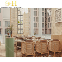 Comptoir de bar personnalisé moderne, design d'intérieur de restaurant, mobilier de restaurant commercial, usine de fabrication