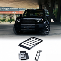 Nouvelle échelle de toit en acier au manganèse épaissi et kit de grille de fenêtre latérale en maille, adaptés aux accessoires Chery ICAR V27