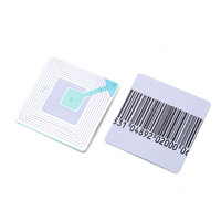 Nouveaux produits système d'alarme de sécurité vêtements doux code à barres autocollant étiquette 8.2mhz Eas étiquette de détail antivol Rf alarme fournisseur