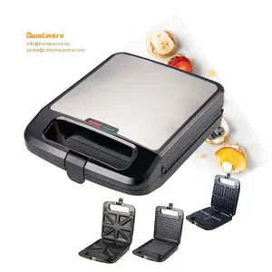 <span class=keywords><strong>3</strong></span> <span class=keywords><strong>en</strong></span> <span class=keywords><strong>1</strong></span> 4 rebanada de acero inoxidable waffle maker con desmontable sándwich <span class=keywords><strong>y</strong></span> <span class=keywords><strong>parrilla</strong></span> <span class=keywords><strong>y</strong></span> placa - Product Image 1
